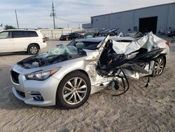 Salvage cars for sale at Jacksonville, FL auction: 2015 Infiniti Q50 Base