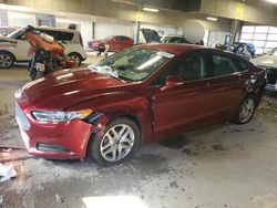 Salvage cars for sale at Indianapolis, IN auction: 2016 Ford Fusion SE