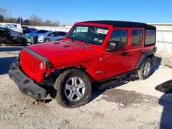 Salvage cars for sale at Walton, KY auction: 2018 Jeep Wrangler Unlimited Sport