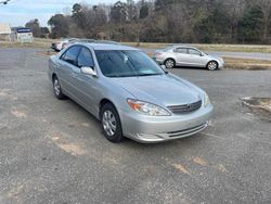 Salvage cars for sale from Copart Gastonia, NC: 2002 Toyota Camry LE