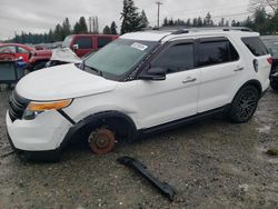 Salvage cars for sale at Graham, WA auction: 2013 Ford Explorer XLT