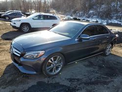 Mercedes-Benz c-Class salvage cars for sale: 2015 Mercedes-Benz C 300 4matic