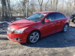 Salvage cars for sale at Cicero, IN auction: 2012 Chevrolet Cruze LTZ