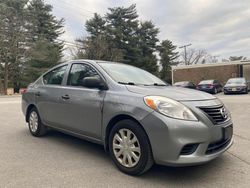 Salvage cars for sale at North Billerica, MA auction: 2013 Nissan Versa S