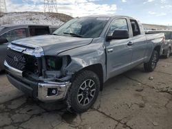 Salvage cars for sale at Littleton, CO auction: 2018 Toyota Tundra Double Cab SR