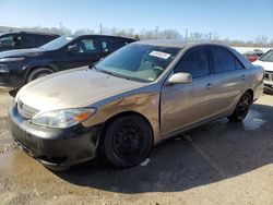 Carros salvage a la venta en subasta: 2002 Toyota Camry LE