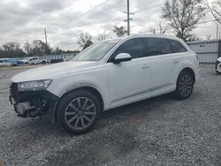 Salvage cars for sale from Copart Riverview, FL: 2018 Audi Q7 Premium Plus