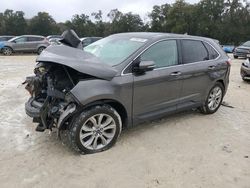 Salvage cars for sale from Copart Ocala, FL: 2019 Ford Edge Titanium