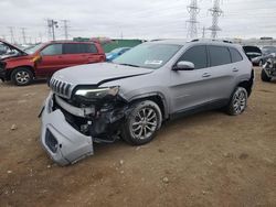 Jeep salvage cars for sale: 2019 Jeep Cherokee Latitude Plus