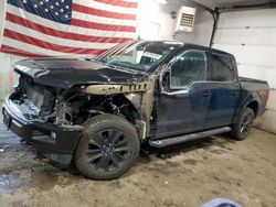 Salvage cars for sale from Copart Lyman, ME: 2019 Ford F150 Supercrew