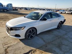 Salvage cars for sale at Sun Valley, CA auction: 2021 Honda Accord Sport