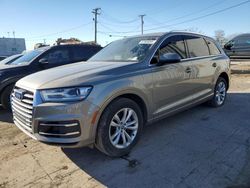 Salvage cars for sale at Chicago Heights, IL auction: 2017 Audi Q7 Premium Plus