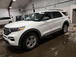 Salvage cars for sale at Center Rutland, VT auction: 2022 Ford Explorer XLT