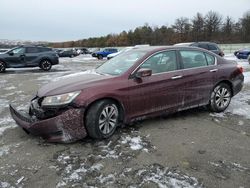 Salvage cars for sale at Brookhaven, NY auction: 2015 Honda Accord LX