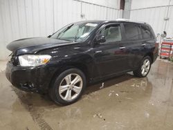 Salvage cars for sale at Franklin, WI auction: 2008 Toyota Highlander Limited