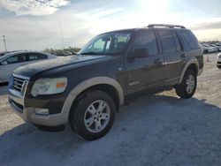 Ford Explorer salvage cars for sale: 2007 Ford Explorer Eddie Bauer