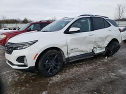 Salvage cars for sale at Columbia Station, OH auction: 2022 Chevrolet Equinox RS