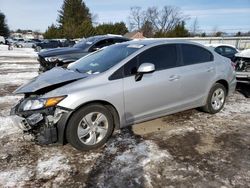 Honda Civic Vehiculos salvage en venta: 2013 Honda Civic LX