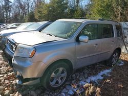 Salvage cars for sale at Exeter, RI auction: 2014 Honda Pilot EXL