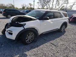 Ford salvage cars for sale: 2021 Ford Explorer XLT