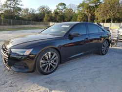 Salvage cars for sale at Fort Pierce, FL auction: 2024 Audi A6 Premium Plus