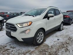 Salvage cars for sale at Elgin, IL auction: 2019 Ford Ecosport SE