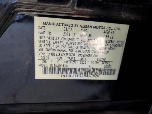 2007 Nissan Altima 3.5SE