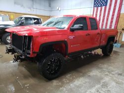 Salvage cars for sale at Kincheloe, MI auction: 2016 Chevrolet Silverado K1500 Custom