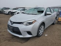 Salvage cars for sale at Brighton, CO auction: 2014 Toyota Corolla L