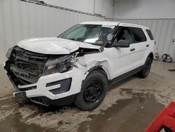 Salvage cars for sale at Windham, ME auction: 2018 Ford Explorer Police Interceptor