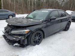 Salvage cars for sale at Cookstown, ON auction: 2024 Honda Civic Sport