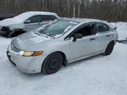 Salvage cars for sale at Cookstown, ON auction: 2008 Honda Civic DX