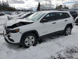 Salvage cars for sale from Copart Ontario Auction, ON: 2019 Jeep Cherokee Sport