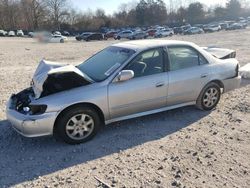 Salvage cars for sale at Madisonville, TN auction: 2001 Honda Accord EX