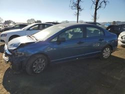 Salvage cars for sale from Copart San Martin, CA: 2011 Honda Civic VP