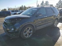 Salvage cars for sale at Denver, CO auction: 2014 Ford Explorer Limited