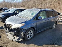 Salvage cars for sale at Marlboro, NY auction: 2013 Toyota Sienna LE