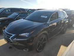 Salvage cars for sale at Wilmer, TX auction: 2015 Lexus NX 200T