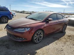 Vehiculos salvage en venta de Copart Tucson, AZ: 2015 Chrysler 200 S