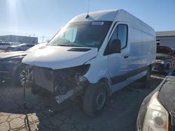 Salvage trucks for sale at Chicago Heights, IL auction: 2021 Mercedes-Benz Sprinter 2500