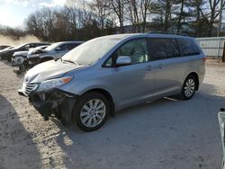 Salvage cars for sale from Copart North Billerica, MA: 2017 Toyota Sienna LE