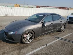 Salvage cars for sale at Van Nuys, CA auction: 2015 Maserati Ghibli S