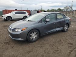 2012 Honda Civic Hybrid en venta en Homestead, FL