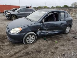 Salvage cars for sale at Homestead, FL auction: 2010 Hyundai Accent Blue