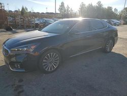 Salvage cars for sale at Gaston, SC auction: 2017 KIA Cadenza Premium