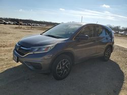 Salvage cars for sale at Tanner, AL auction: 2016 Honda CR-V SE