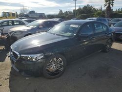 Salvage cars for sale at auction: 2018 BMW 530E