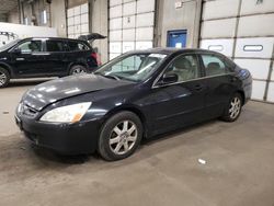 Honda Accord salvage cars for sale: 2005 Honda Accord EX