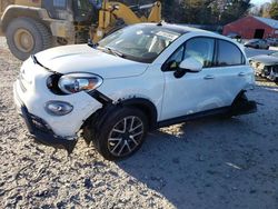 Salvage cars for sale at Mendon, MA auction: 2016 Fiat 500X Trekking Plus