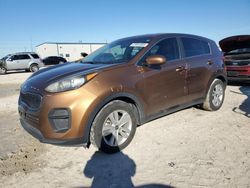 Salvage cars for sale at Haslet, TX auction: 2017 KIA Sportage LX